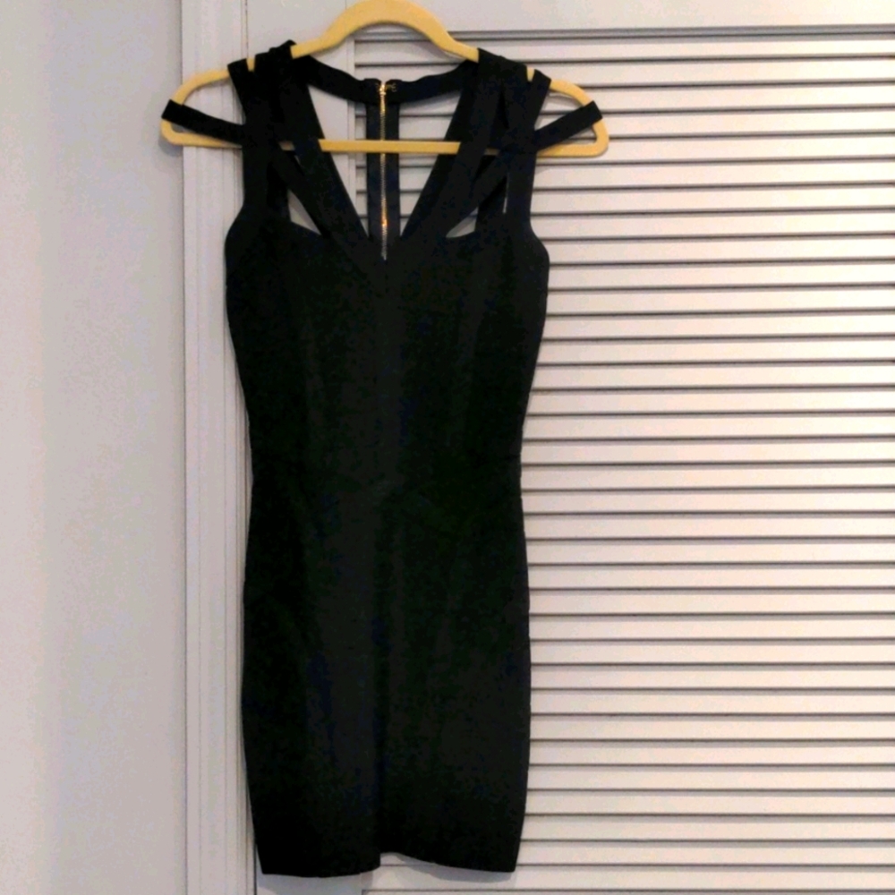 Bebe Bandage Mini Dress